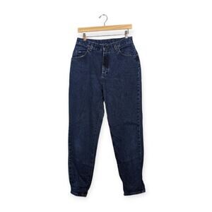 Vintage Lee High Waisted Straight Leg Blue Jeans